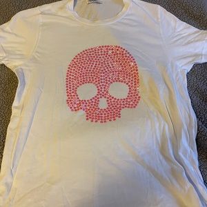 Lauren Moshi pink crystal skull tee!